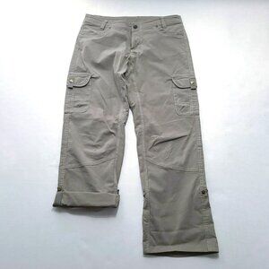 Kuhl Size 12 Pants Cargo Roll Up Pants Hiking Trail Outdoor Stretch